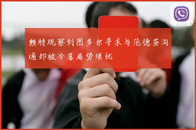 赖特观察到图多尔寻求与范德芬沟通却被冷落局势堪忧